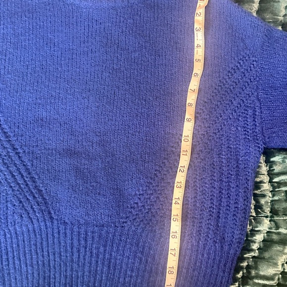 Cobalt blue Madewell sweater - Picture 3 of 6